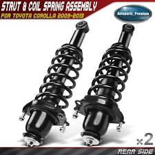 2x Rear Complete Strut Coil Spring Assembly For Toyota Corolla 2009 2010-2013