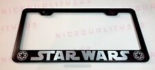Star Wars Stainless Steel Black Finished License Plate Frame