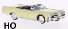 Ho Scale - 1963 Ford Lincoln Continental Convertible Hellgelb Brk-38322