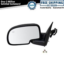 Side View Mirror Power Heated Black Textured Driver Left Lh For Chevy Gmc