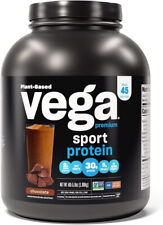 Vega 4 Lbs 5.9 Oz Premium Plant Based Chocolate Flavored Sports Protein Powder