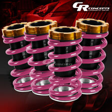 Black Scaled 1-4drop Height Adjustable Coilover For 88-00 Civic Egekdc Purple