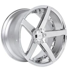 20 Staggered Ac Wheels Ac02 Chrome Extreme Concave Rims C04