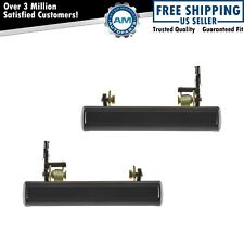 Door Handle Black Exterior Outside Right Left Side Pair Set For Chevy Pontiac