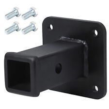 2 Bolt-on Receiver Opening Hitch Tube20000 Lbs Bumper Trailer Hitch 4-in-1