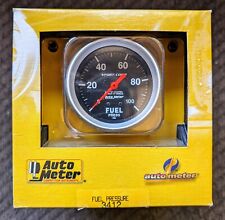 Auto Meter 3412 2-58 Sport-comp Mechanical Fuel Pressure Gauge 0-100 Psi