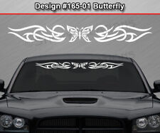 165-01 Butterfly Decal Sticker Vinyl Graphic Windshield Window Tribal Accent Car