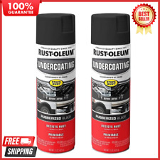 Car Rubberized Undercoating Spray Paint Black 15 Oz Rust-oleum Automotive New