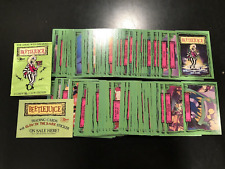 1990 Dart Beetlejuice Complete 100 Card Base Set Wrapper Insert - No Stickers
