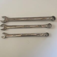 Snap On Tools Lot Set 3 Oex16b Oex14b Oex12b Combo Flank Drive Wrenches