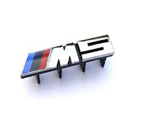 Fit For Bmw M5 Front Grill Silver Chrome Style Emblem Badge Letter M 5