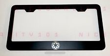 Laser Engraved Etched Star Wars Empire Stainless Steel License Plate Frame