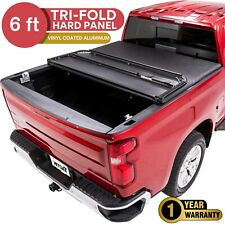 Tactik 6 Ft Tri-fold Hard Panel Tonneau Cover - Fits Ford Ranger 2019-2024