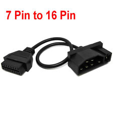 For Ford 7 Pin Male Obd1 Obd To Obd2 Obdii 16 Pin Diagnostic Tool Adapter Cable