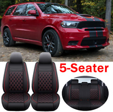 For Dodge Durango Car Seat Covers Frontrear 5-seater Full Set Pu Leather