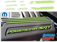 Powered By Srt Engine Cover Decals Charger And Challenger Scat Pack