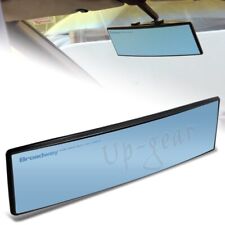 Universal Broadway 270mm Wide Convex Interior Clip On Rear View Blue Tint Mirror
