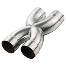 Welded X Pipe 3 Dual Inletoutlet Polished Exhaust X Pipe Stainless Steel