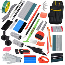 Pro Car Vinyl Wrap Tools Kit Tool Pouch Sign Making Application Squeegee Magnets