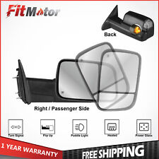 Passenger Side Power Heated Tow Mirror W Led Signal For 2009-2018 Dodge Ram