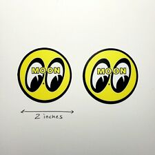 2 Pack Of Moon Eyes Stickers - 2 Inch Rat Fink Hot Rod Old School Vintage Racing