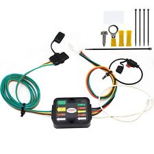 Vehicle Wiring Harness Kit With 4 Way Flat Trailer Connector For Select Subaru