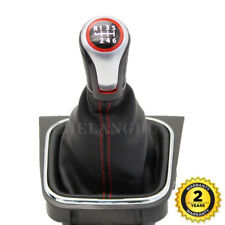 6 Speed Gear Stick Shift Knob For Vw Jetta Gli Golf 5 Mk5 6 Mk6 Gti Gtd R32 R20