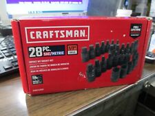 Craftsman 28pc Saemetric 12 Drive Impact Bit Socket Set Cmmt42031