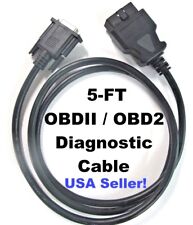 5ft Obdii Obd2 Cable For Techmate J-50190 Signal Tech Ii Tech2 Tpms Scan Tool