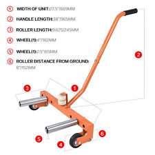 Aain Adjustable Tire Wheel Dolly Moving Tool Cart Roller For Garage Service Shop