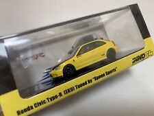 Rare Inno64 Honda Civic Type R Ek9 Tuned By Spoon Sports 164 Yellow