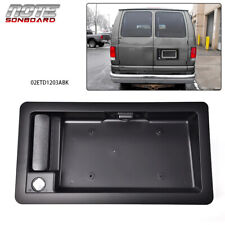 Fit For Ford Van E150 E250 Rear Cargo Door Handle License Plate Tag Bracket