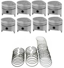 Chevy 409 Hi Comp 11.01 Pistons Moly Rings Kit 1964 65 Set 8