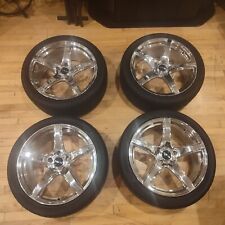 18 In Rims And Tires Brand Vercelli. Used But Good Condition. Minor Scratches
