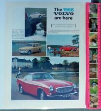1966 Volvo 1800 S Coupe Combi 122s Rare Swiss Ad. Poster 9x12 Find Another