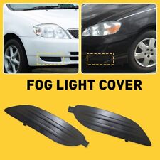 For 2005-2008 Toyota Corolla Fog Lamp Light Cover Wo Hole Left Right Pair Set