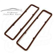 2x 516 Extra Thick Cork Valve Cover Gaskets For Small Block Chevy 350