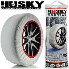 Sumex Red Husky Textile Winter Car Wheel Ice Frost Snow Chain Socks 17 Tyres