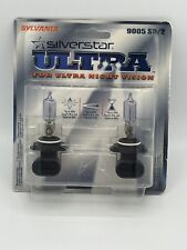 Sylvania Silverstar Ultra 9005 Pair Set High Performance Headlight 2 Bulbs New
