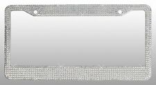 Crystal Clear License Plate Frame 7rows Special Bling Offer Including Screw Caps