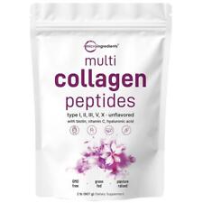 Multi Collagen Peptides Powder Hydrolyzed Protein Peptides Type Llllllvx