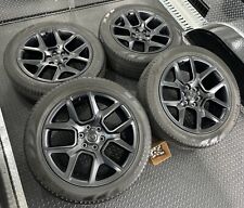 22 Ram Laramie Black 1500 Oem Factory Wheels Tires 2019-2024 Limited Lugs Tpms