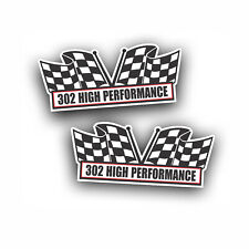 302 High Performance Engine Air Cleaner Decal Fits Ford Muscle Classic Racing 2x