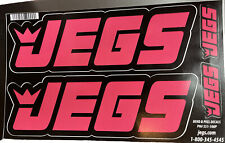 Rare Pink Jegs Racing Decals Stickers 1sheet 4pcs Nhra Offroad Lodrs Hotrods