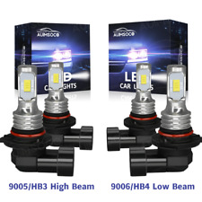 For Jeep Grand Cherokee 1999-2004 4x Led Headlight Bulbs Hilow Beam Lights Kit