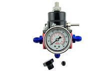 5-150psi Adjustable Fuel Pressure Regulator Kit Fpr Oil 0-160psi Gauge -6an Line