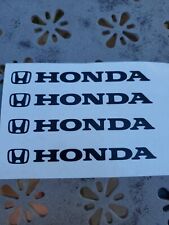 4x Black Door Handle Decal Sticker For Honda Type R S Vtec Civic Accord Clarity
