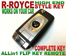 R.r. Style Flip Remote For Chevy Abo1502t Keyless Entry Fob Clicker Alarm Key