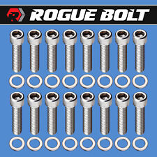 Bbc Intake Manifold Bolts 1 12 Stainless Steel Kit 396 427 454 Big Block Chevy