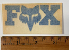 Fox Racing Sticker 1 34 X 3 14 Decals Bmx Motocross Vintage Original